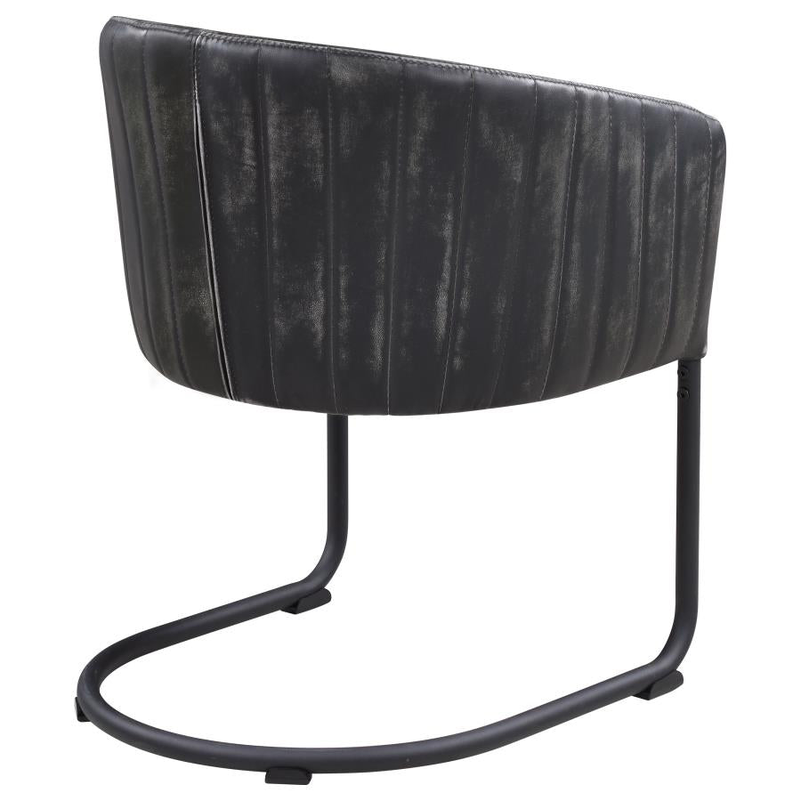 Banner Black Arm Chair - furniture place usa