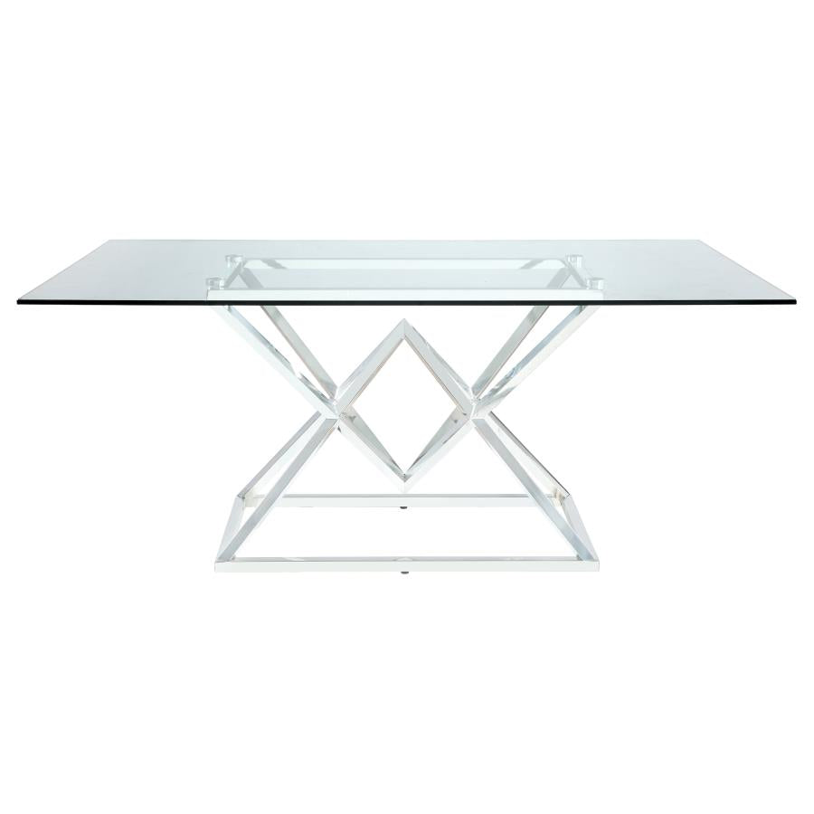 Beaufort Silver Dining Table - furniture place usa