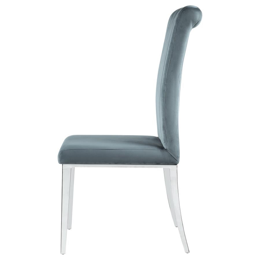 Beaufort Grey Side Chair - furniture place usa