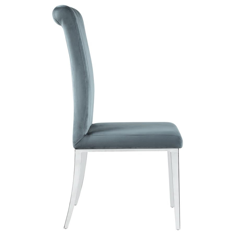 Beaufort Grey Side Chair - furniture place usa