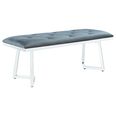 Beaufort Grey Bench - furniture place usa