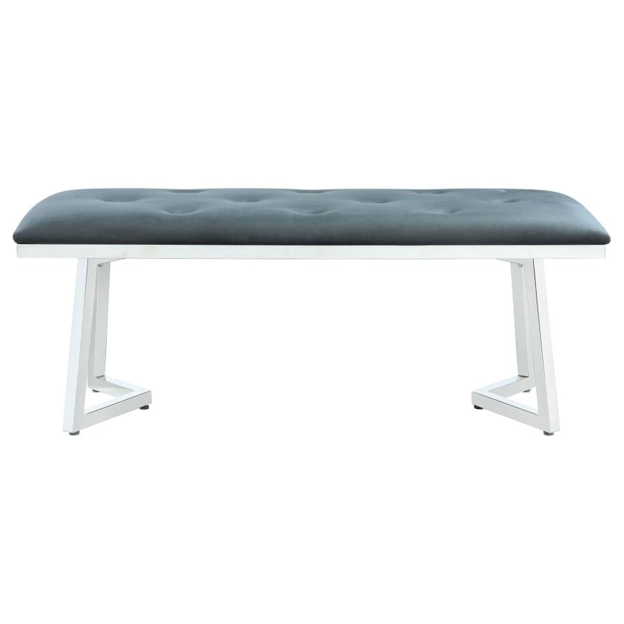 Beaufort Grey Bench - furniture place usa