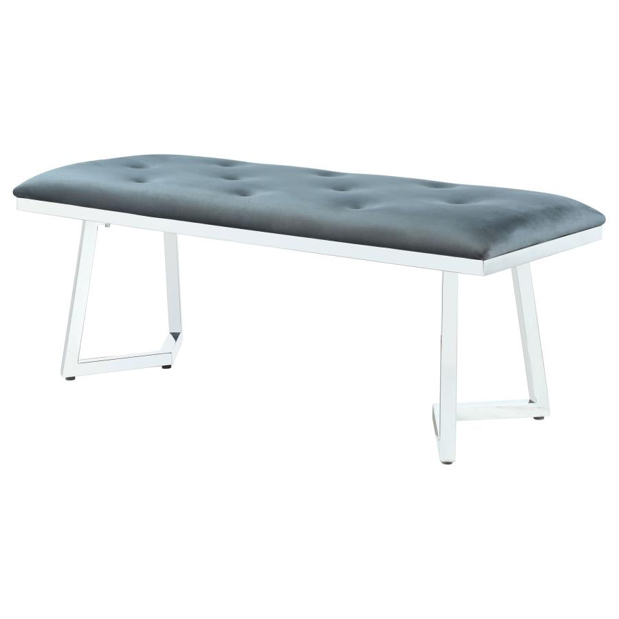 Beaufort Grey Bench - furniture place usa