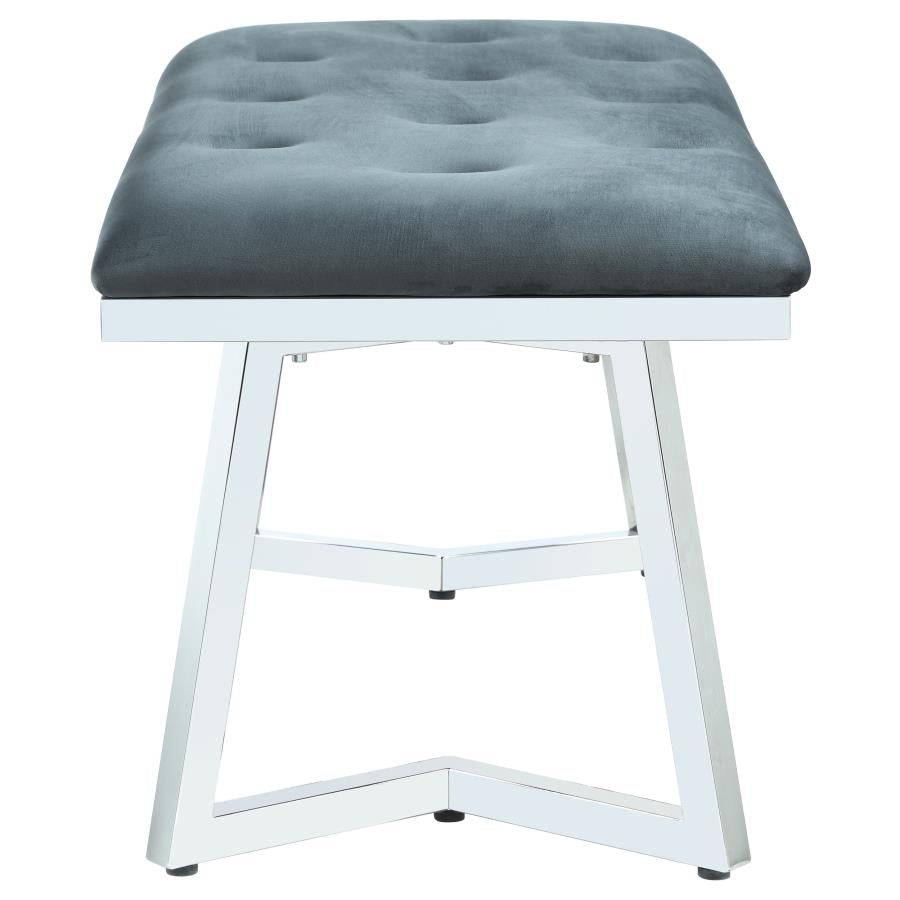 Beaufort Grey Bench - furniture place usa