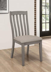 Nogales Grey Side Chair - furniture place usa