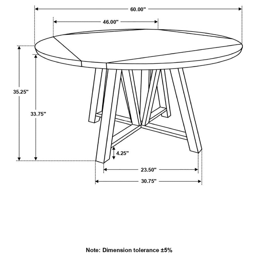 Athens Grey Counter Height Dining Table - furniture place usa