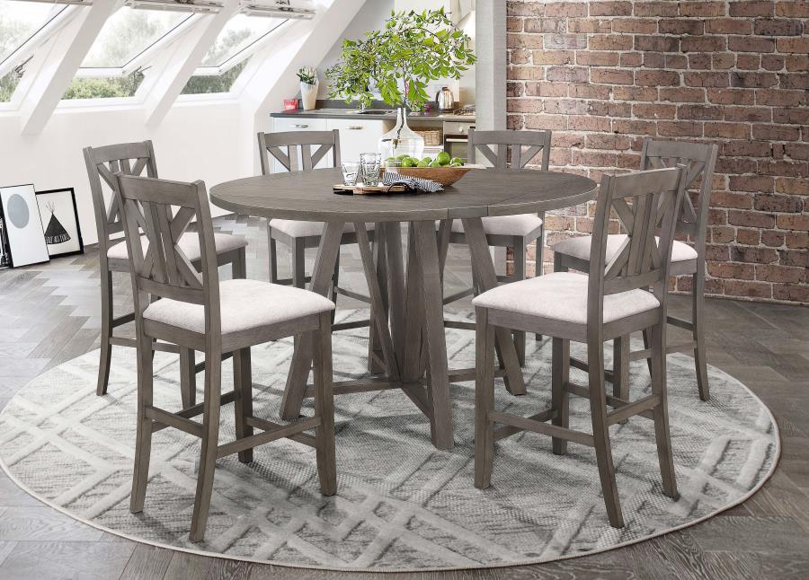 Athens Grey Counter Height Dining Table - furniture place usa