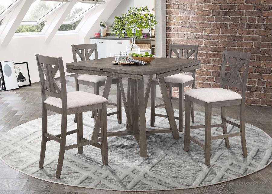 Athens Grey Counter Height Dining Table - furniture place usa