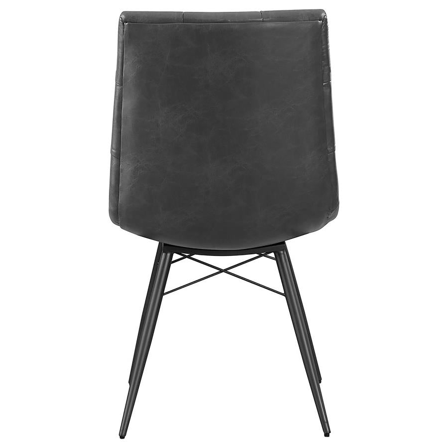 Aiken Black Side Chair - furniture place usa