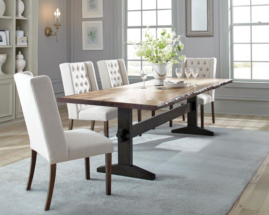 Bexley Brown 5 Pc Dining Set - furniture place usa