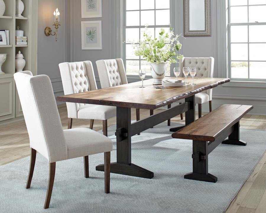 Bexley Brown Dining Table - furniture place usa