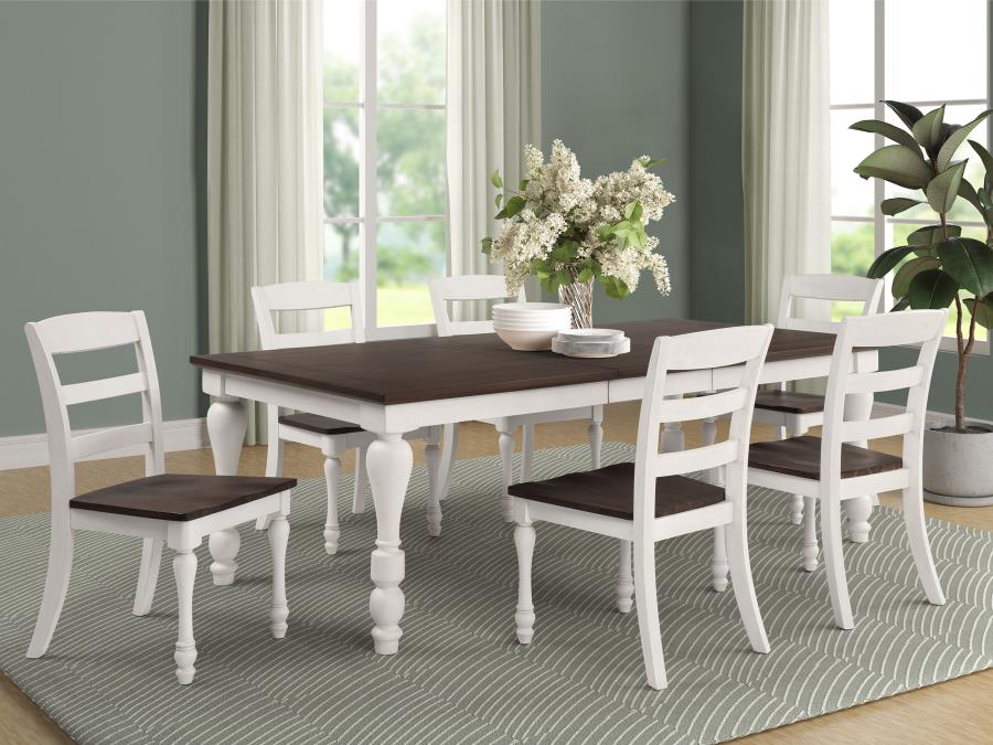 Madelyn White 7 Pc Dining Set - furniture place usa