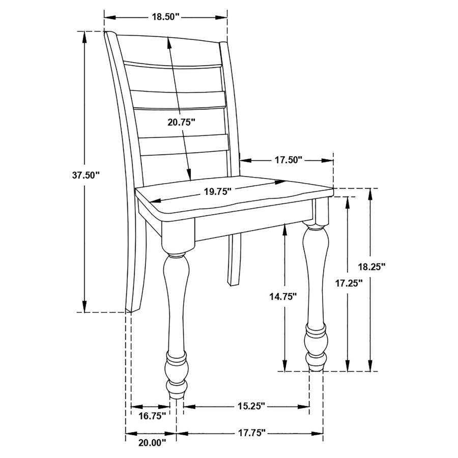 Madelyn White 7 Pc Dining Set - furniture place usa