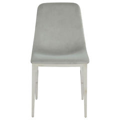 Irene Grey Side Chair - furniture place usa