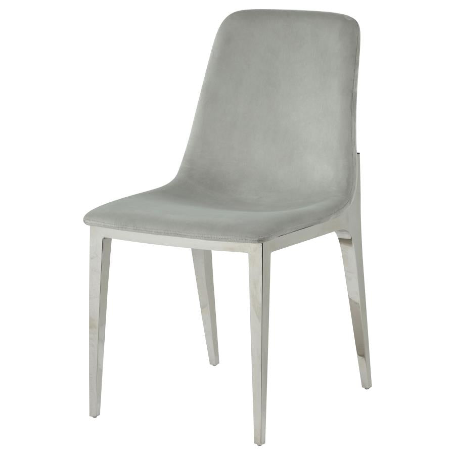 Irene Grey Side Chair - furniture place usa