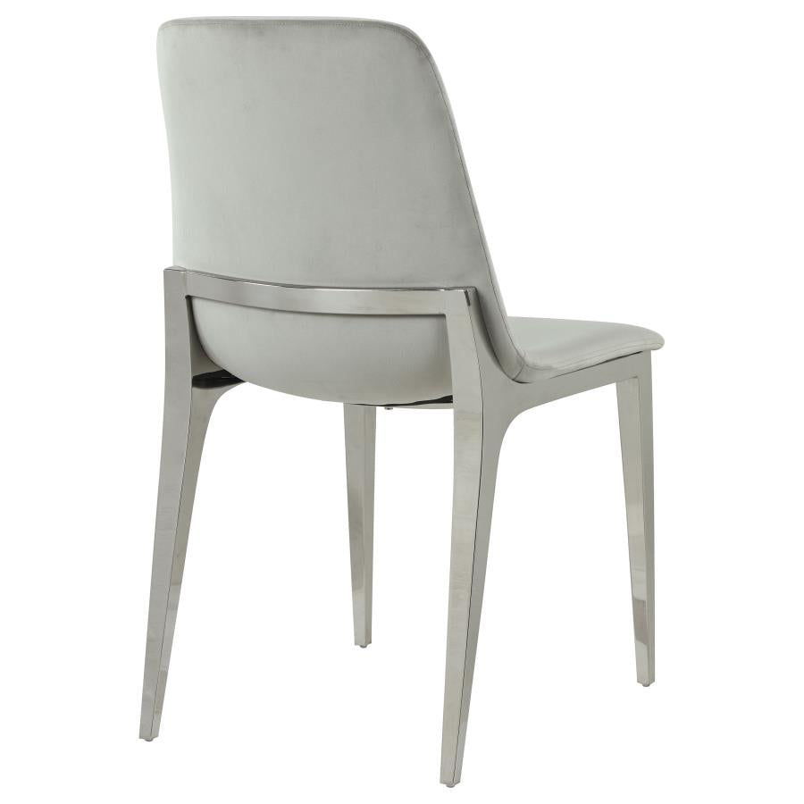 Irene Grey Side Chair - furniture place usa