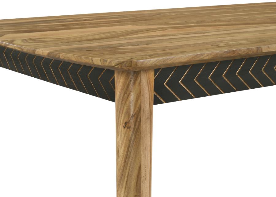 Partridge Brown Counter Height Dining Table - furniture place usa