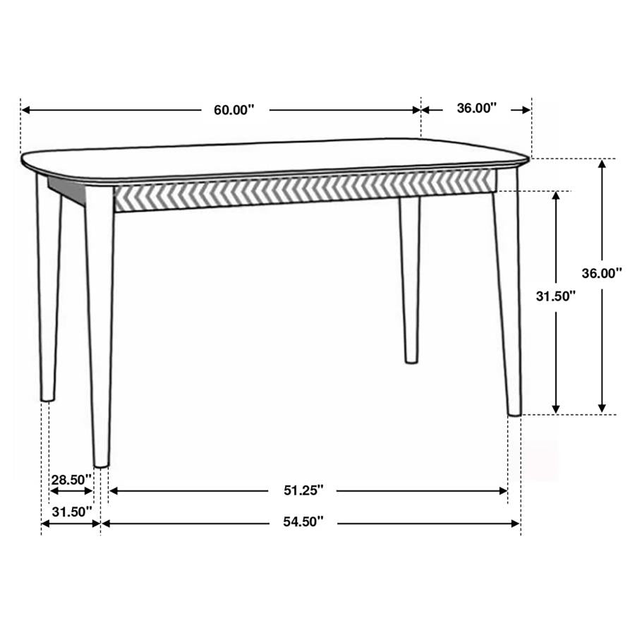 Partridge Brown Counter Height Dining Table - furniture place usa