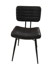 Partridge Black Side Chair - furniture place usa