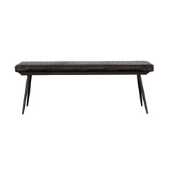 Partridge Black Bench - furniture place usa