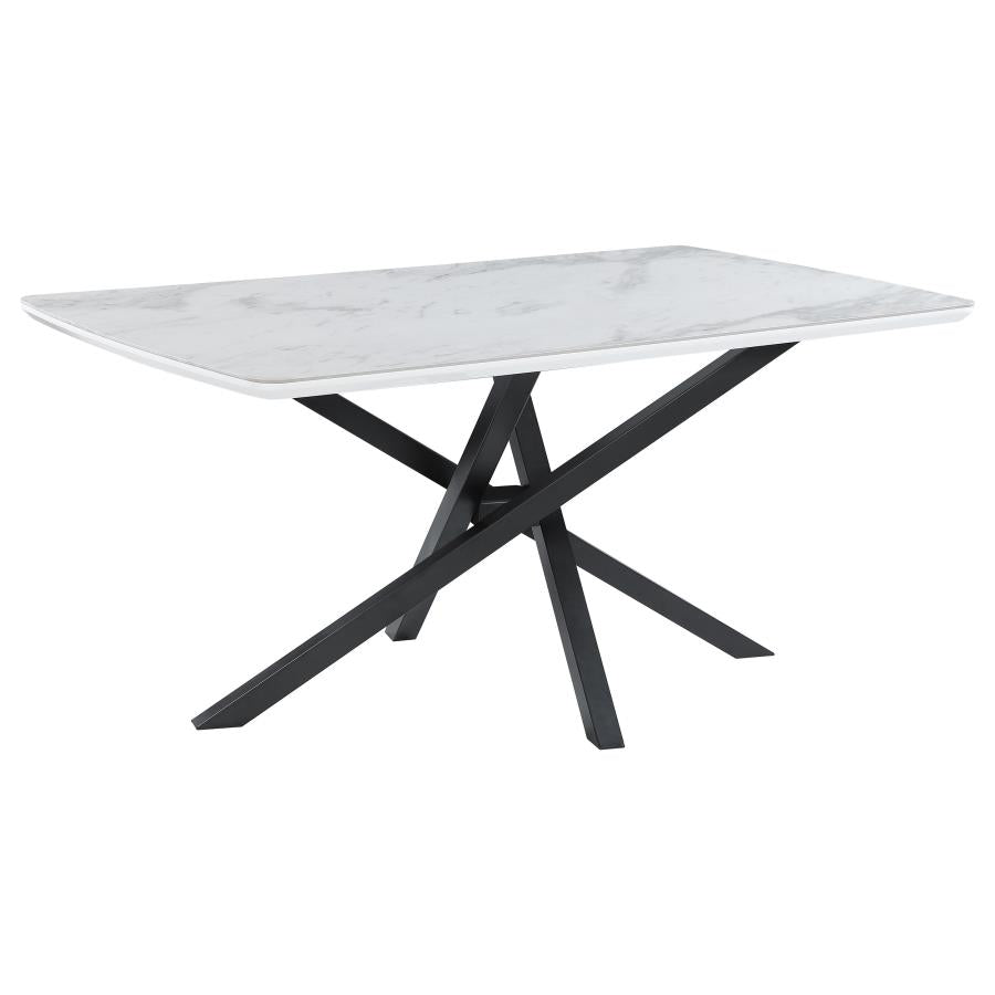 Paulita White Dining Table - furniture place usa