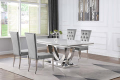 Kerwin Grey 5 Pc Dining Set - furniture place usa