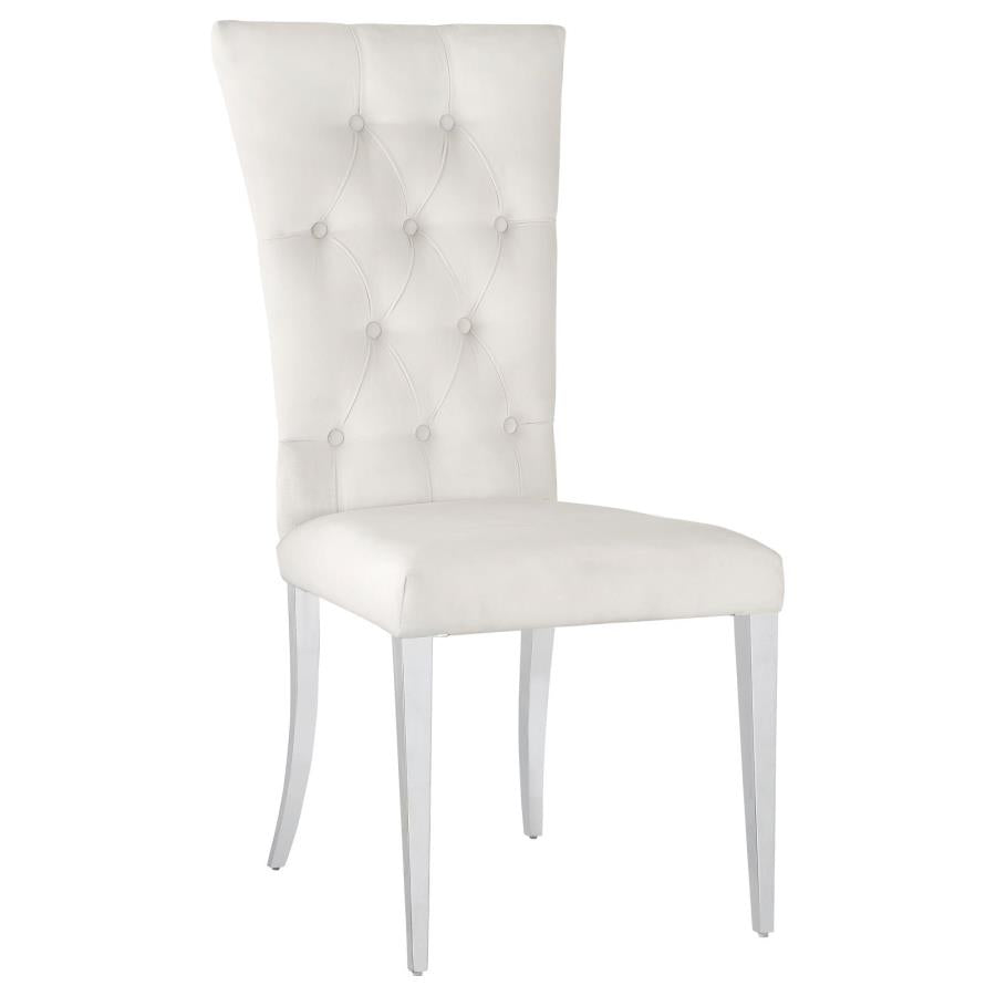 Kerwin White Side Chair - furniture place usa