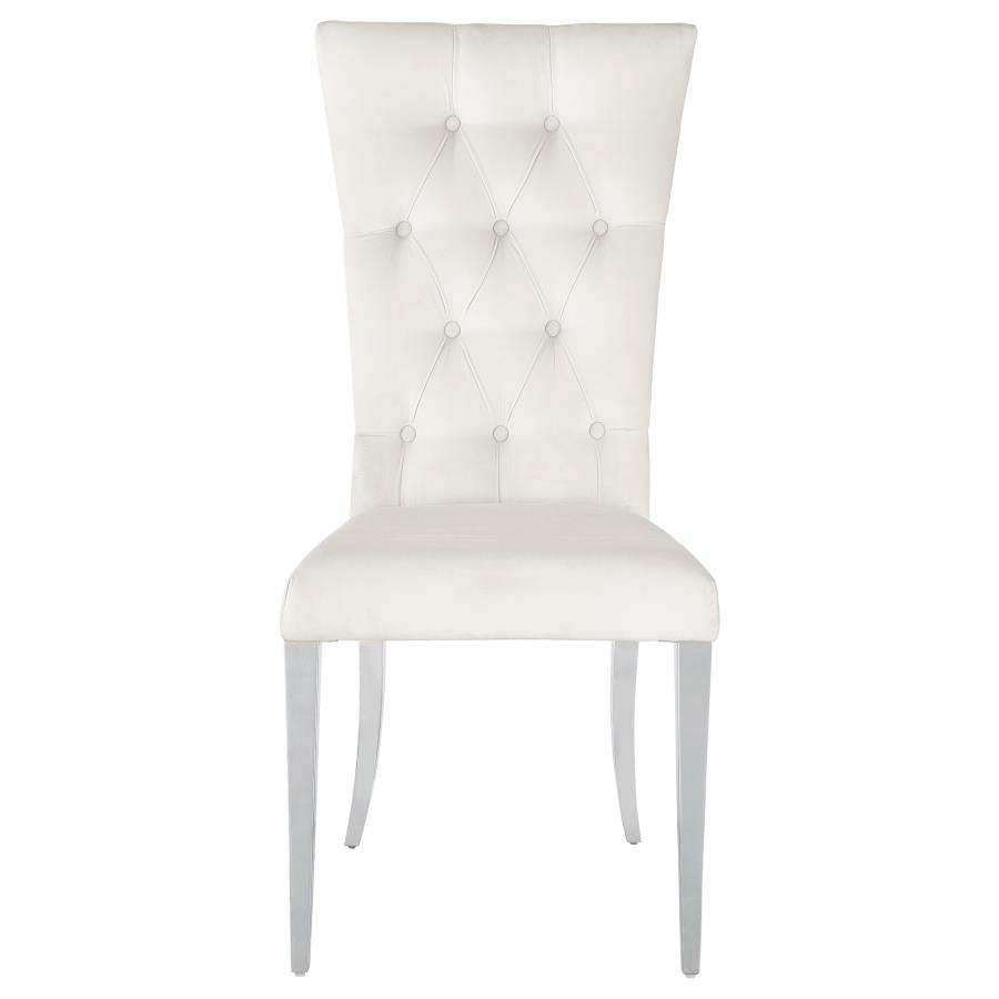 Kerwin White Side Chair - furniture place usa