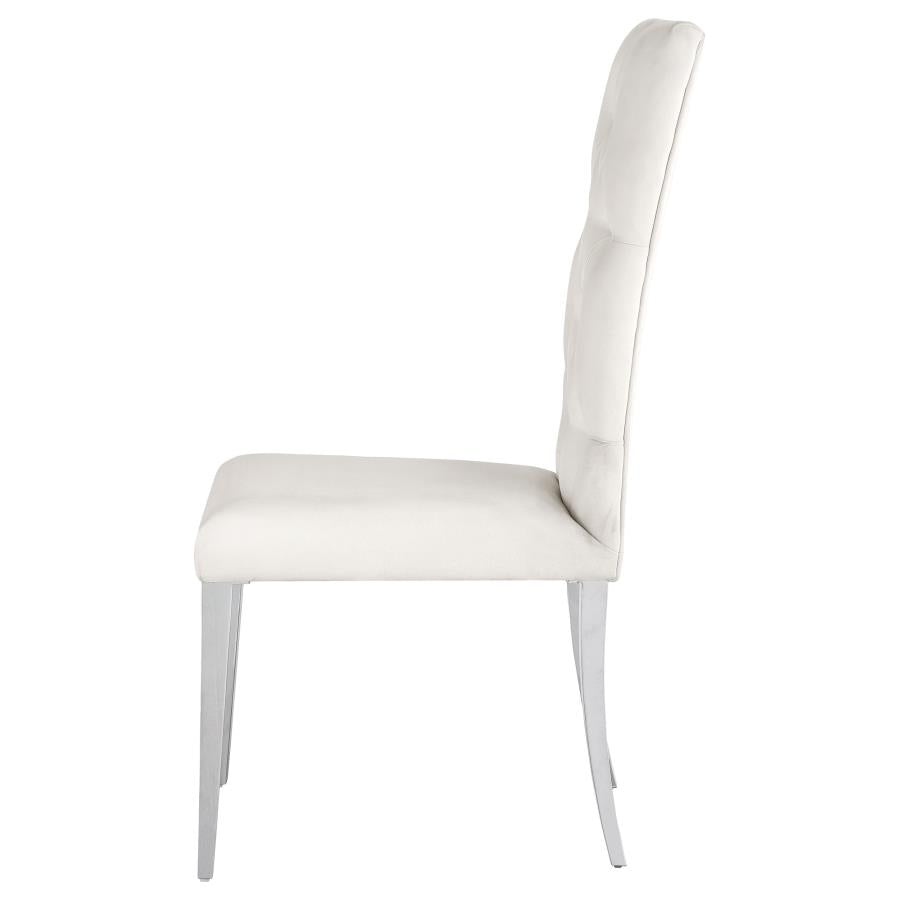 Kerwin White Side Chair - furniture place usa