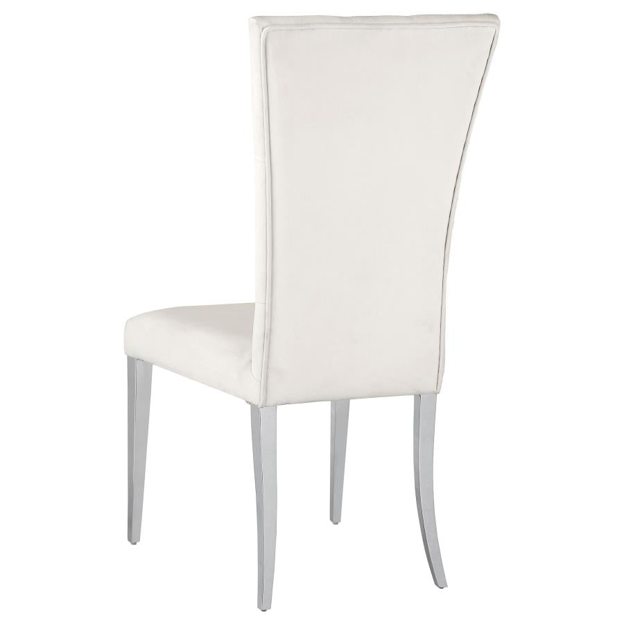 Kerwin White Side Chair - furniture place usa