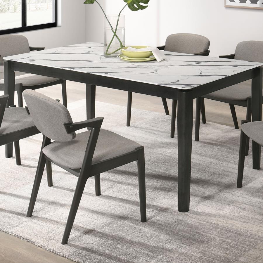 Stevie White Dining Table - furniture place usa