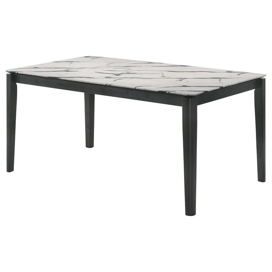 Stevie White Dining Table - furniture place usa