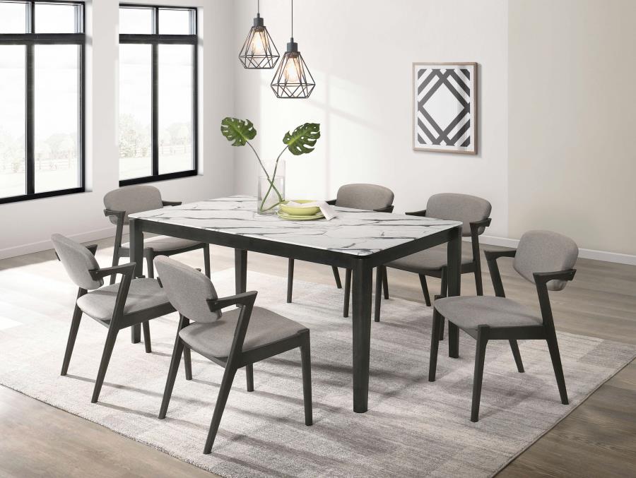 Stevie White Dining Table - furniture place usa