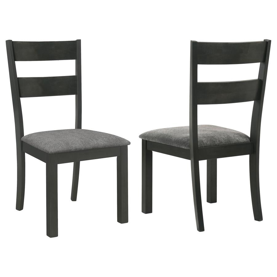 Jakob Black Side Chair - furniture place usa