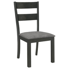 Jakob Black Side Chair - furniture place usa