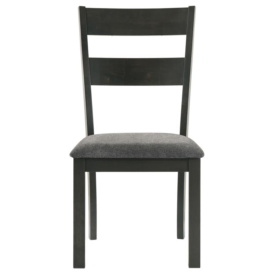 Jakob Black Side Chair - furniture place usa