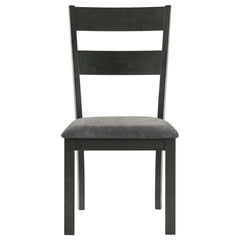 Jakob Black Side Chair - furniture place usa