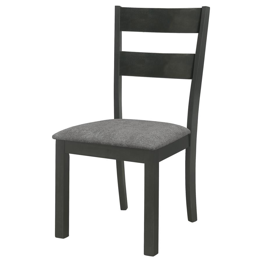 Jakob Black Side Chair - furniture place usa