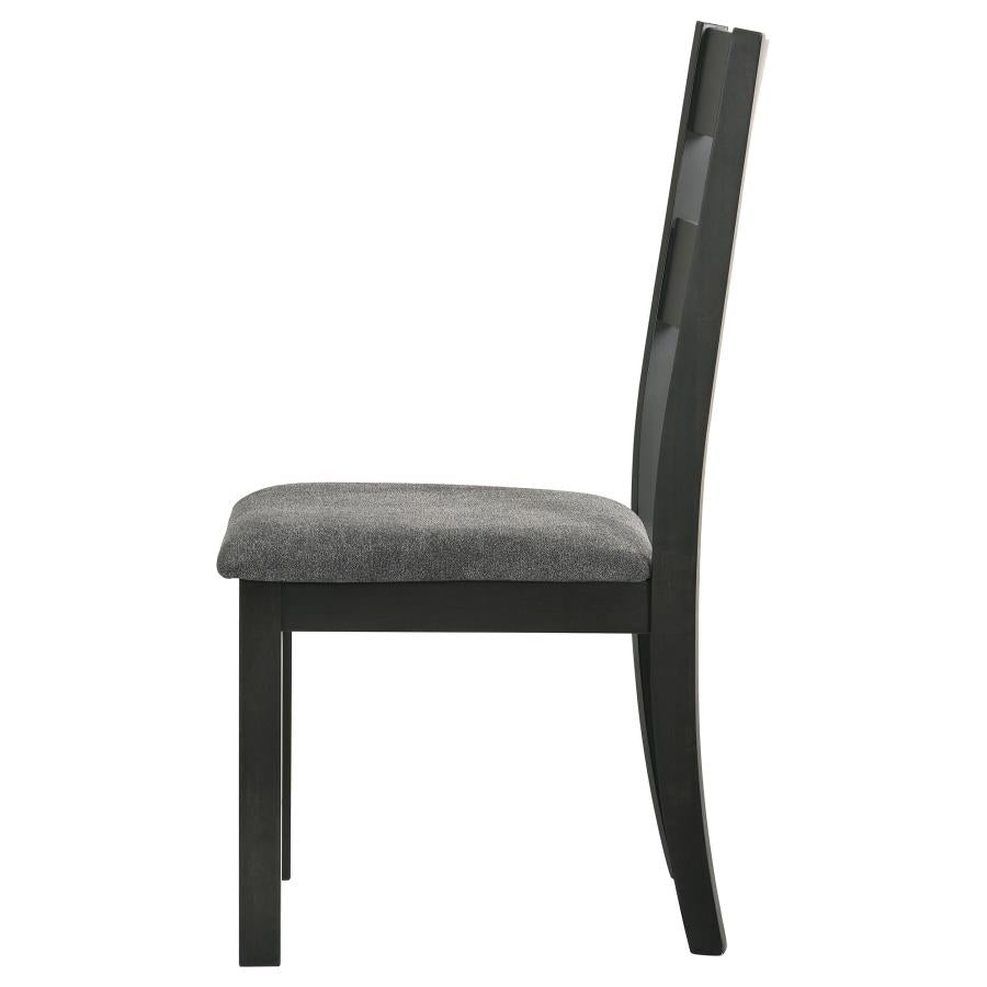 Jakob Black Side Chair - furniture place usa