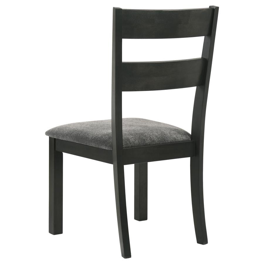 Jakob Black Side Chair - furniture place usa