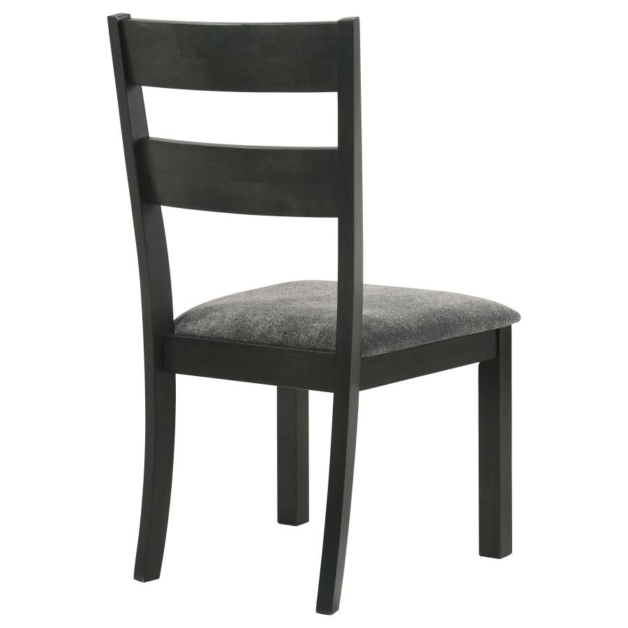 Jakob Black Side Chair - furniture place usa