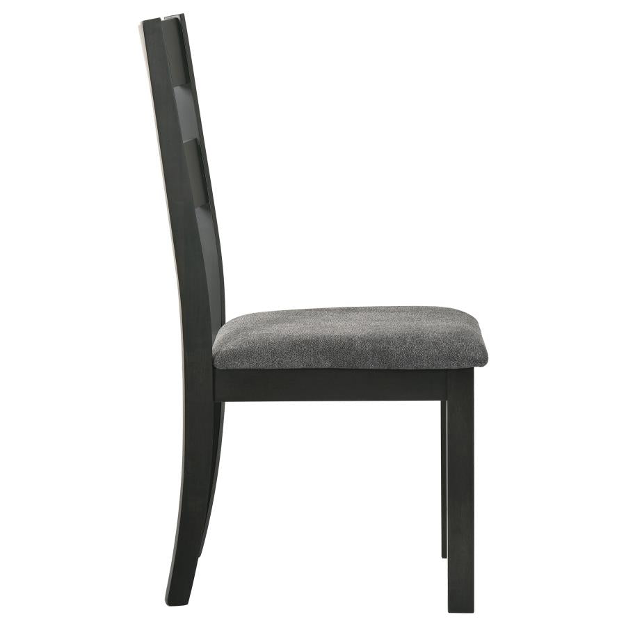 Jakob Black Side Chair - furniture place usa