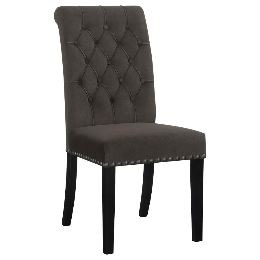 Alana Brown Side Chair - furniture place usa