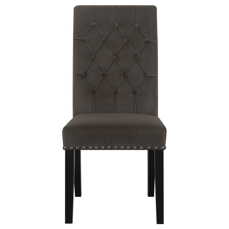 Alana Brown Side Chair - furniture place usa