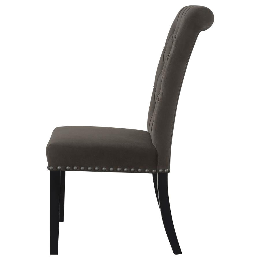 Alana Brown Side Chair - furniture place usa