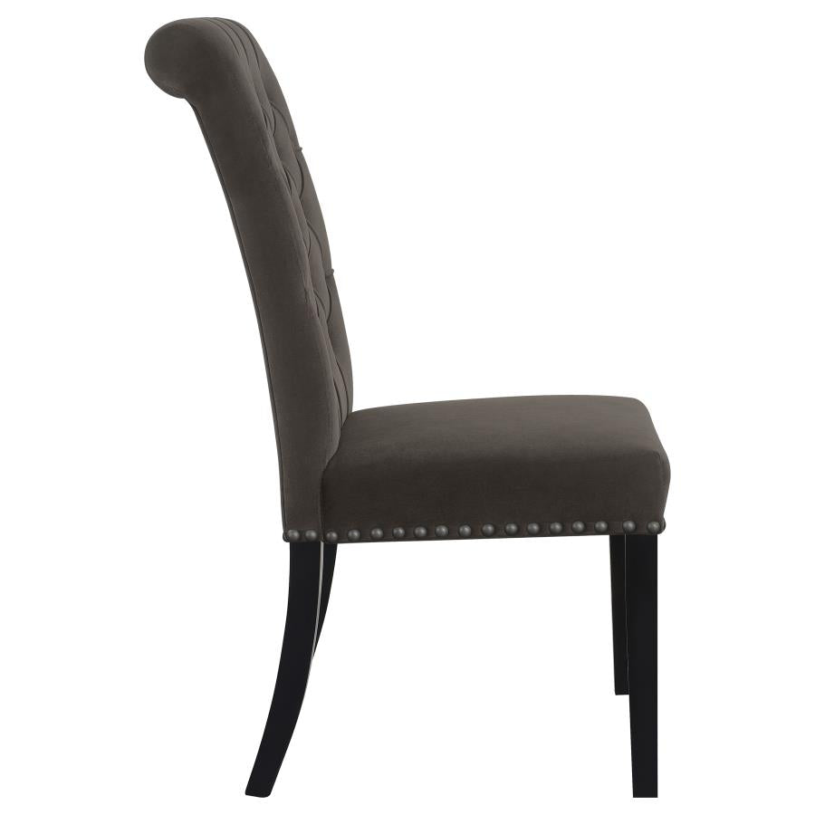 Alana Brown Side Chair - furniture place usa