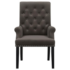 Alana Brown Arm Chair - furniture place usa