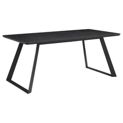 Smith Black Dining Table - furniture place usa