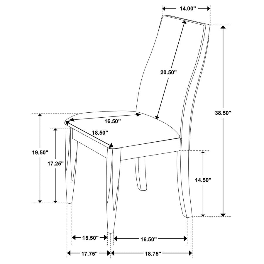 Wes Grey 5 Pc Dining Set - furniture place usa