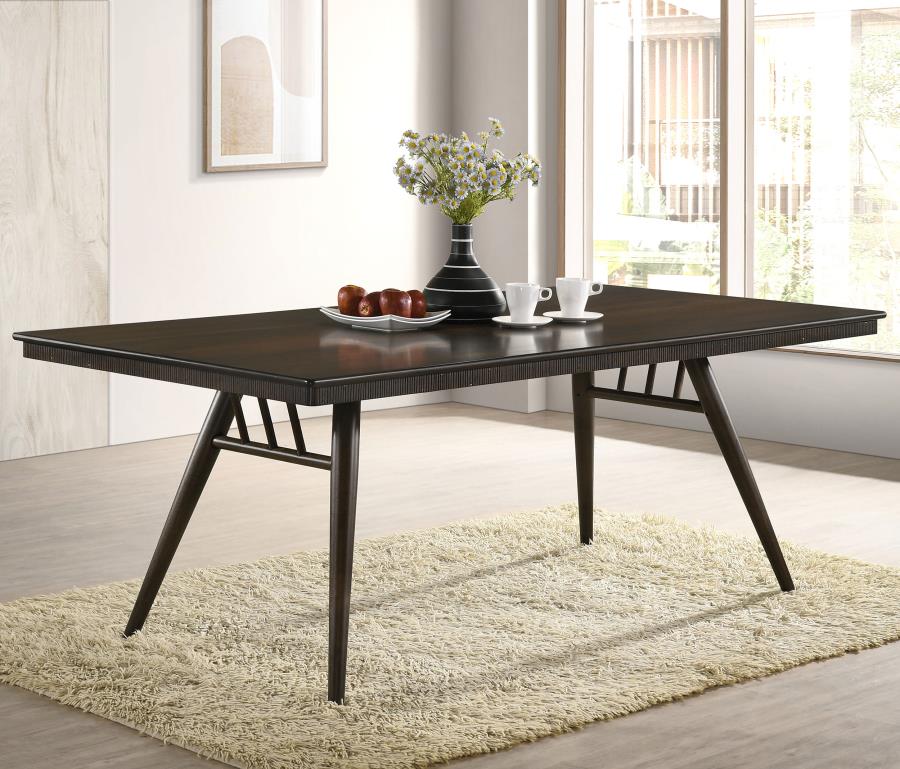 Wes Brown Dining Table - furniture place usa